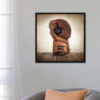 Hockey Goalie Mit - Print on Canvas