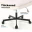Fauteuil de bureau pivotant à 360 ° de grande taille avec roulettes