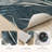 Wave Blue Non-Slip Washable Kitchen Mats