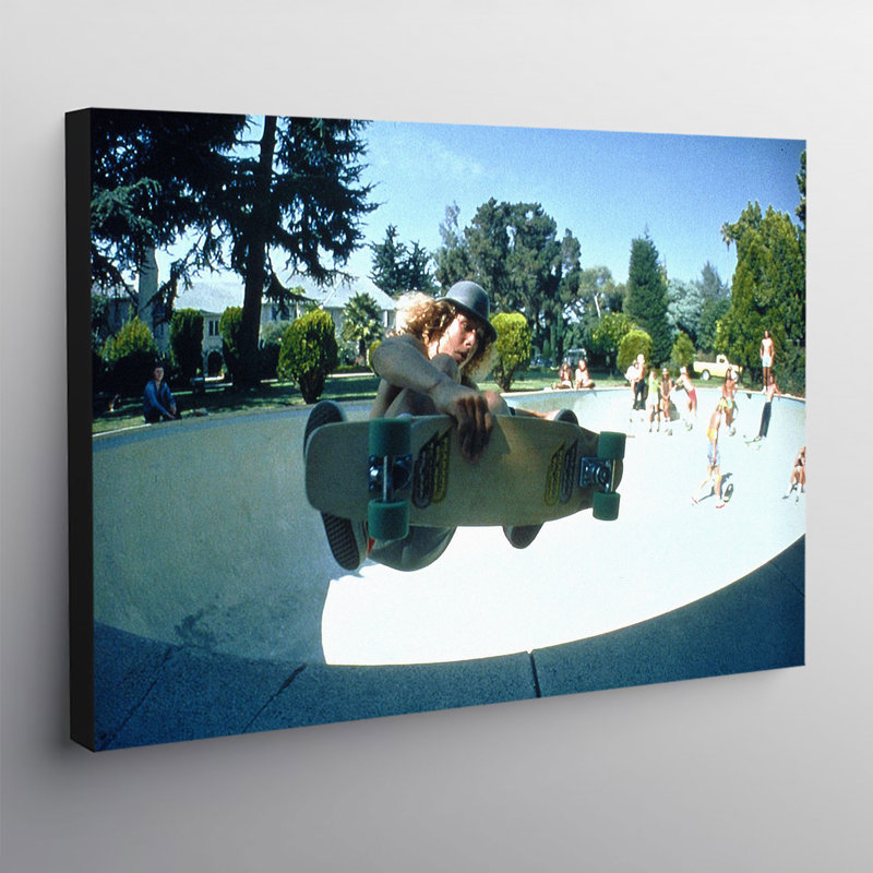 Dani Alva Dogtown And Z Boys Skateboarding - Wrapped Canvas Print, 41cm H x 61cm W x 4cm D