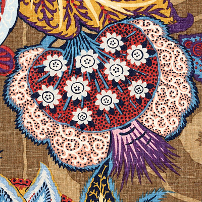 Zanzibar Linen Print Fabric
