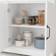 Buffet 47,95 "avec 2 tiroirs et 4 portes pour la salle à manger, la cuisine et le salon