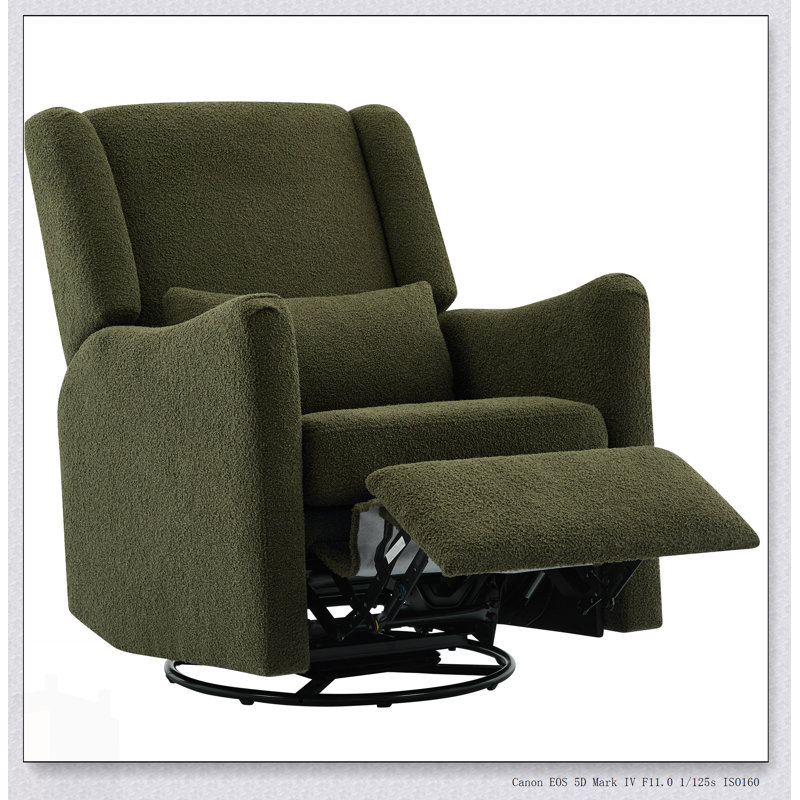 Fauteuil inclinable de 29,5 po de largeur avec dossier à oreilles pour un confort et un soutien ultimes dans le salon ou la chambre à coucher