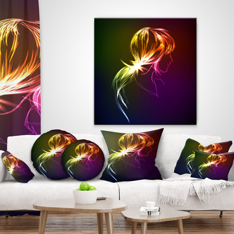  Coussin lombaire abstrait