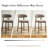 COLAMY NOYA 10-Piece Dining Chair & Counter Height Bar Stool Set-135689998-135690002