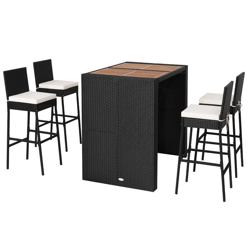 Arbrianna 4 - Person Rectangular Bar Height Dining Set