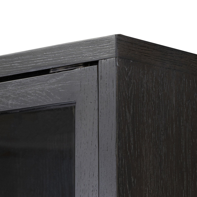 Bergstrom Display Cabinet, Smoked Black