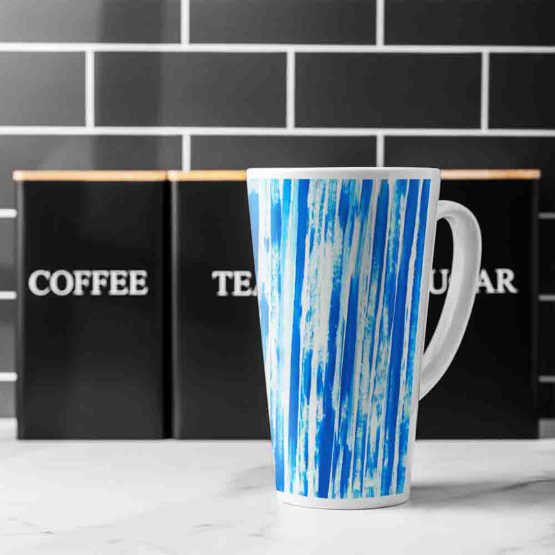 Paint Strokes Latte Mug