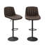 Adjustable Height Counter Stool with Metal Frame-519704134