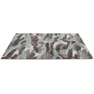 Giasa Machine Woven Grey Rug