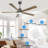 Leresa 60'' Ceiling Fan with LED Lights-458441612