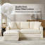 Wimberly 216cm W Slipcovered Down Fill Sofa with Interchangeable Chaise Lounge-380831262