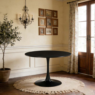 Table à piédestal moderne 31,5 pouces Mid-Century