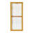Modern Abstract Canvas in Blonde Finish Frame