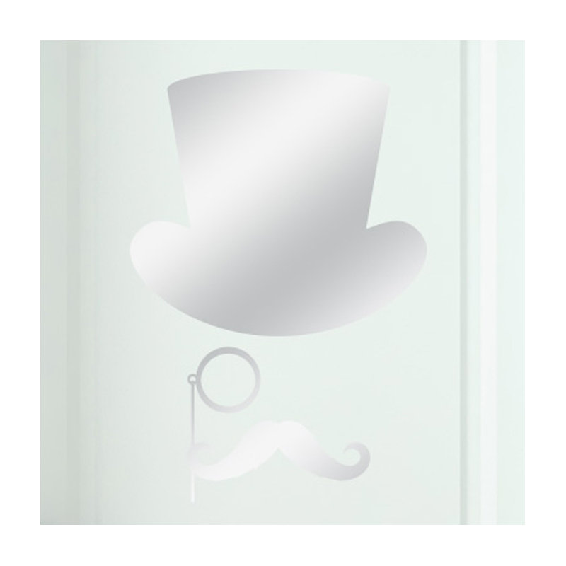 Wall Decal, Shiny Silver