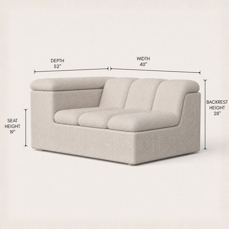 Composant modulaire pour bras droit Passabe, Beige