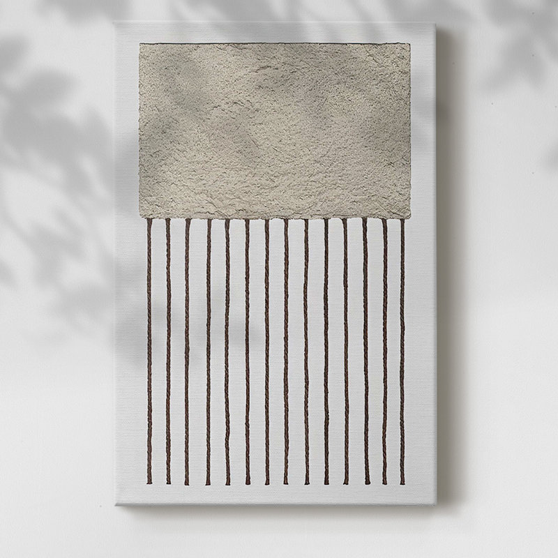 Monolithe II sur toile, H 12 po x l 8 po