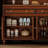 Nut-brown Solid Wood Sideboard