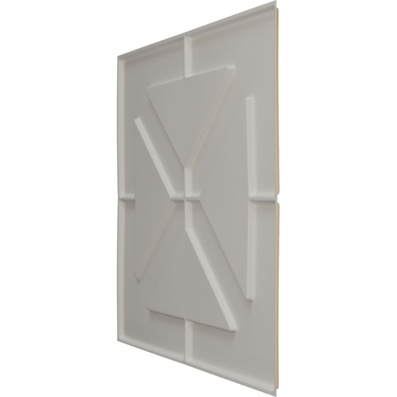 Panneau mural 3D décoratif Xander EnduraWall, Satin beige fumé
