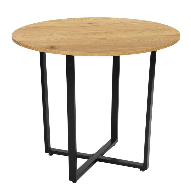Micah Round Metal Base Dining Table