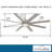 Slipstream 65" 8-Blade LED Smart Standard Ceiling Fan with Remote Control and Light Kit Included-41666968