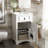Bathroom Vanity With Ceramic Sink-466994365