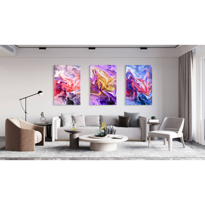 Experimental - 3 Piece Unframed Print Set