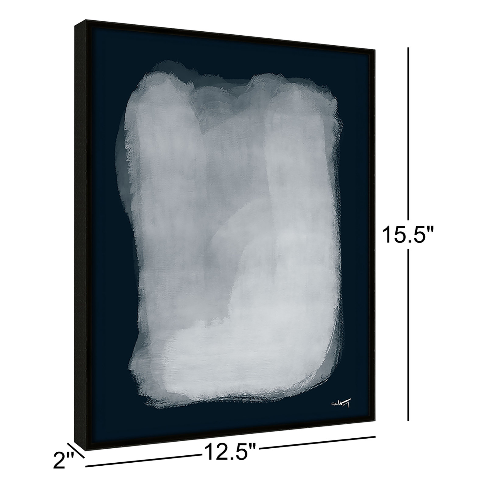 Calme 001 Print by N.Atelier, Espresso, 15.5" H x 12.5" W