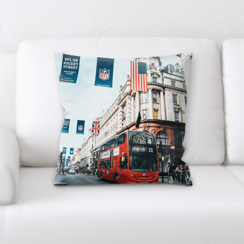 Microsuede Reversible Throw Pillow