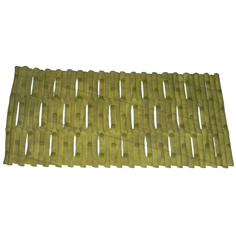 Jamarl Plastic / Acrylic Non-Slip Bath Mat, Green