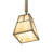 1 - Light Verdigris Square/Rectangle Pendant