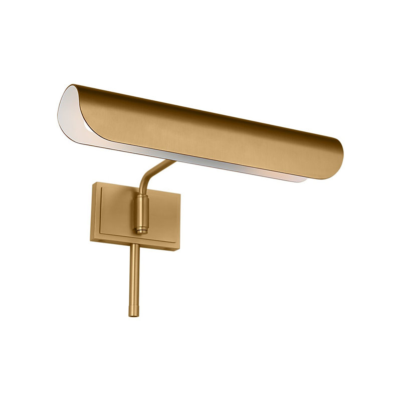 Hull Dimmable Picture Light, 7.75" H x 24" W x 9.13" D, Brushed Brass
