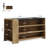 55" Farmhouse 5-Tier Kitchen Island Table with Storage Shelves-618903048