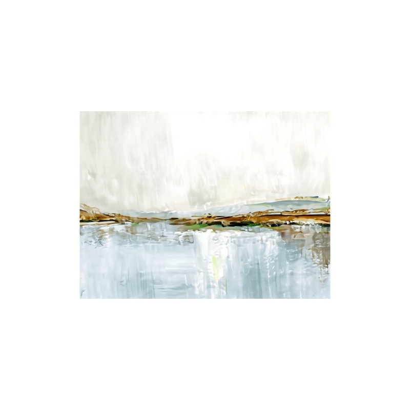 Thème de paysage abstrait nuageux, art mural non encadré, L 24 po x l 36 po