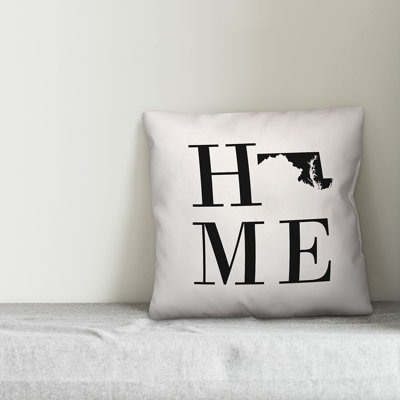 Alabama Home State Indoor/Outdoor Throw Pillow