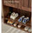 Modular Solid Wood Shoe Storage Bench & Cabinet