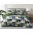 Cedar Printed Plaid Patchwork Microfiber Comforter Set-115365127-115365126