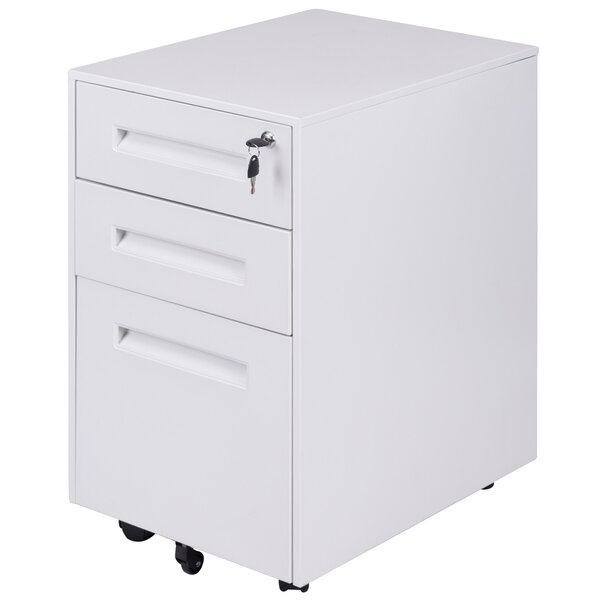 Symple Stuff Hickmon 15'' Wide 3 -Drawer Mobile File Cabinet & Reviews ...
