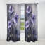 Rideau mauve à motif floral violet et violets Dream I - 1 panneau-107809004