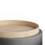Table basse multifonctionnelle ronde avec rangement Tabouret