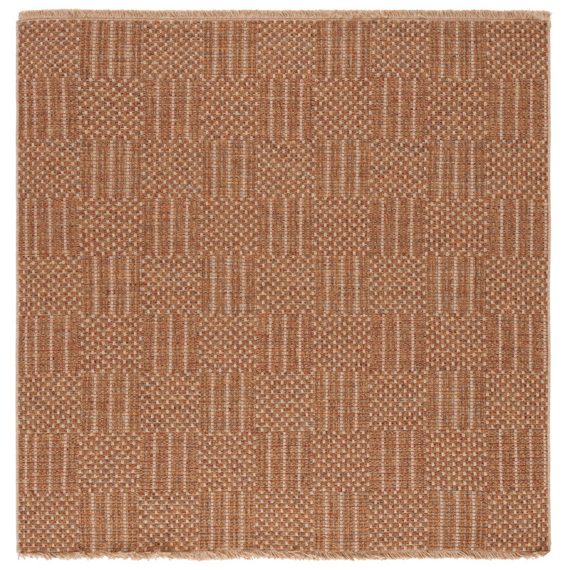 Talaiyah Performance Geometric Rug, Square 6'7"