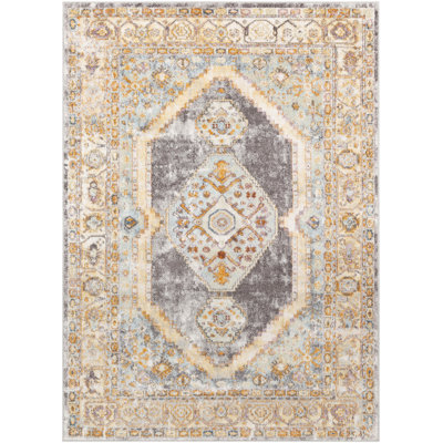 Tapis gris / crème Annika