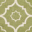 Tapis vert / ivoire en laine touffeté à la main Carolene-19274966