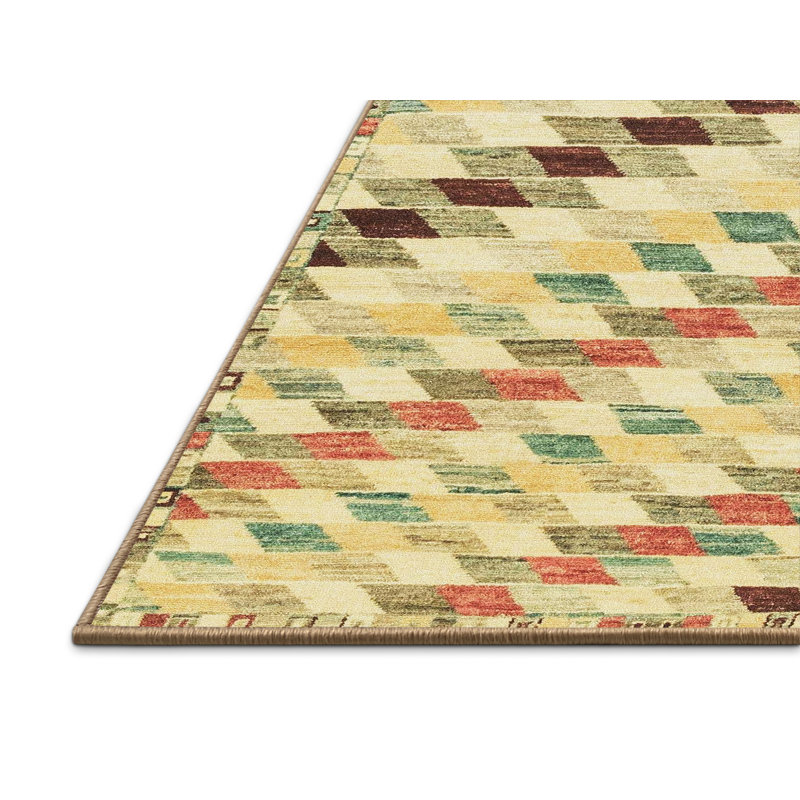 Abstract Indoor Rug, Rectangle 4' x 6'