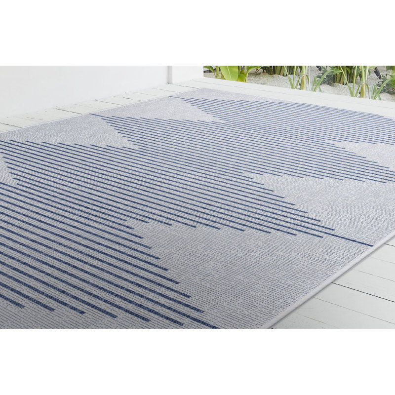 Tapis rectangulaire en jute / sisal tissé à la machine Velarde, Rectangle 2 pi 7 po x 4 pi 11 po