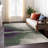 Machine Washable Indoor/Outdoor Lockway ACN2419 Abstract Rug-1293916357