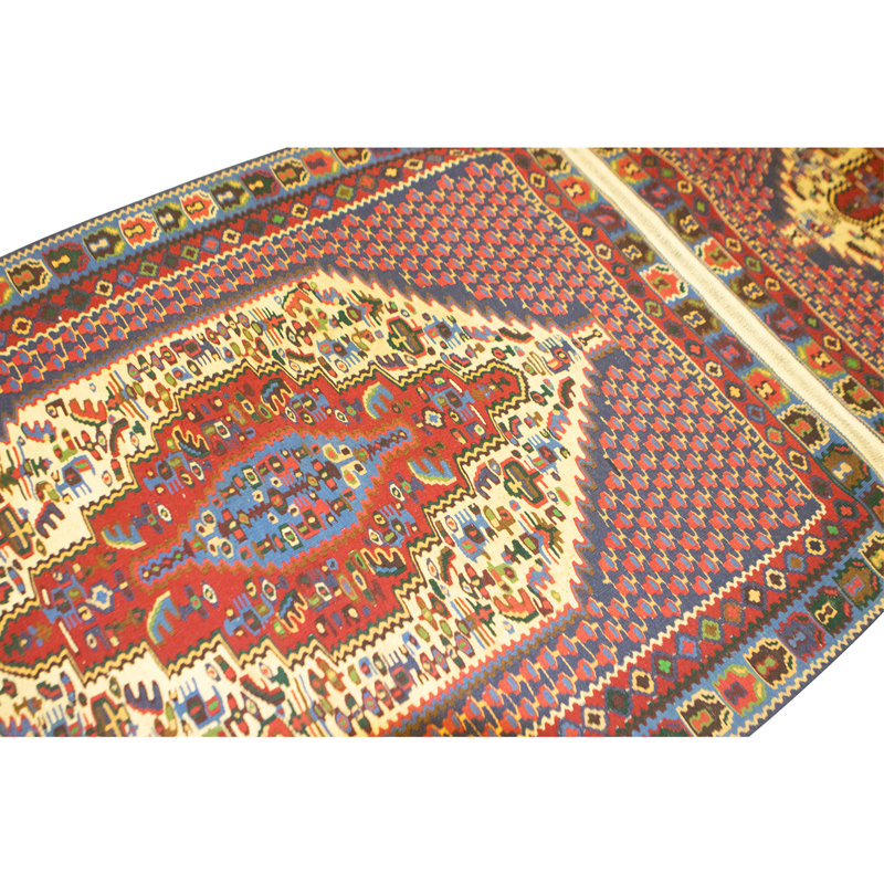 Tapis multicolore de haute qualité noué à la main