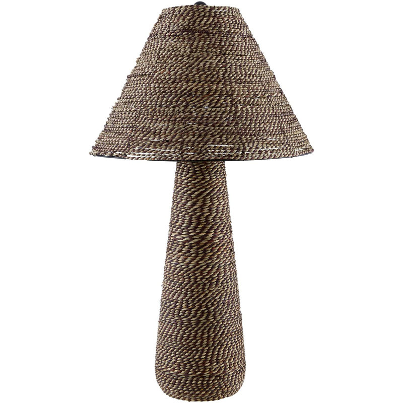 Lampe de table Chiszar, Marron foncé