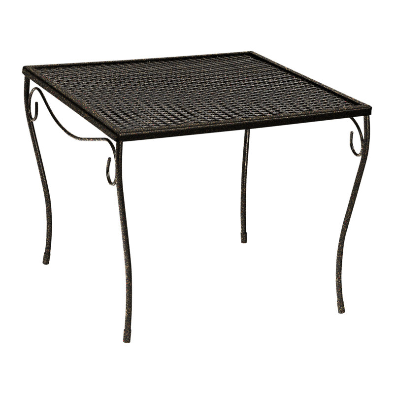 Briarwood Outdoor Square Side Table, Chestnut Brown, 12.5" W x 12.5" L x 13.7" H