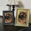 Cadre de table doré antique 1pc pour photos 8 po x 10 po et affichage de photos de tous les jours-131526368-131526370-131526372